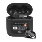 JBL Tour Pro 2 - Black - True wireless Noise Cancelling earbuds - Hero